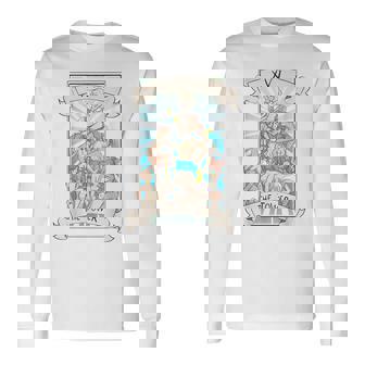 タロットカード オタク アヘ顔 Lewd 変態アニメ オカルト異教徒 ウィッカ 長袖Tシャツ - Kawaiitshirt
