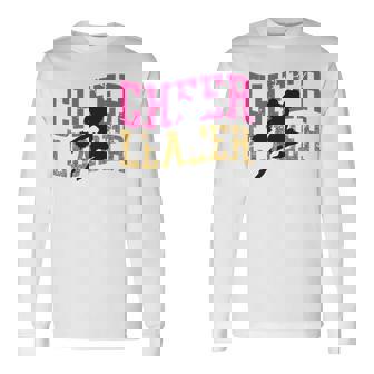 チア チアリーディング チアリーダー 長袖tシャツ 長袖Tシャツ - Kawaiitshirt