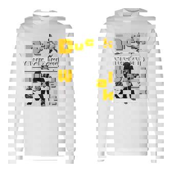 チャックベリー_003_Back Printed 長袖Tシャツ - Kawaiitshirt