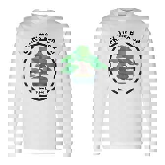 チルタイム盆栽 長袖Tシャツ - Kawaiitshirt