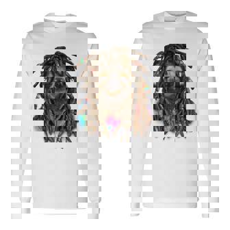ドレッド ヒップホップ レゲエ 動物 ナマケモノ 長袖Tシャツ - Kawaiitshirt