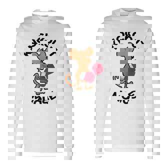 ノックアウトマウス 面白い科学、微生物学、面白い遺伝学 長袖Tシャツ - Kawaiitshirt