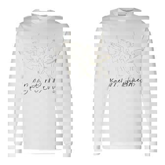 バレエ ダンサー ダンスガール バレリーナ フレンズ Besties バレエ 長袖Tシャツ - Kawaiitshirt