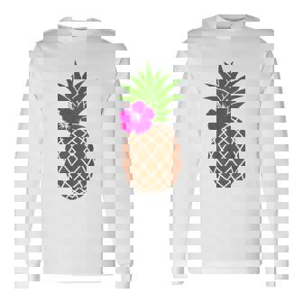 パイナップル コスチューム フルーツ コスチューム フルーツ ハワイ Pineapple 長袖Tシャツ - Kawaiitshirt