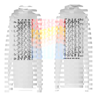 パスタファリ フライングスパゲッティモンスター Fsm グルービー 長袖Tシャツ - Kawaiitshirt