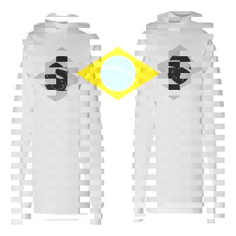 ブラジルの国旗ブラジル 長袖Tシャツ - Kawaiitshirt