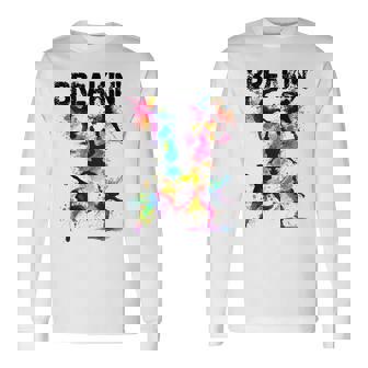 ブレイキン 面白いtシャツ ブレイクダンス おもしろtシャツ ダンス メンズ 文字入り おもしろ おもしろい 長袖Tシャツ - Kawaiitshirt