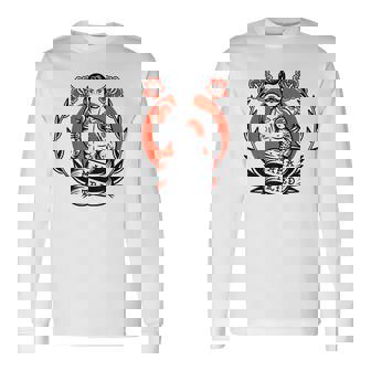 ボクサー アメリカン トラディショナル タトゥー オールドスクール ボクシング フラッシュ 長袖Tシャツ - Kawaiitshirt