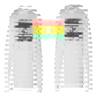 ボリビア国旗ボリビア 長袖Tシャツ - Kawaiitshirt