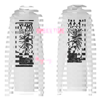 マイアミマジックシティビーチシャツ フロリダ愛好家向け 長袖tシャツ 長袖Tシャツ - Kawaiitshirt