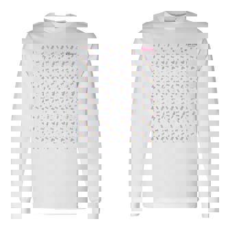 メルちゃん モチーフパターン 長袖Tシャツ - Kawaiitshirt