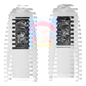 ラッコ コタコアキノコ グランジ 美的ラッコ 長袖Tシャツ - Kawaiitshirt