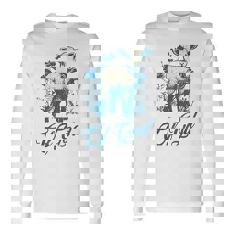 ラム オブ ゴッド キュート ヴィンテージ クリスチャン ラム デザイン 信仰 恋人 長袖Tシャツ - Kawaiitshirt