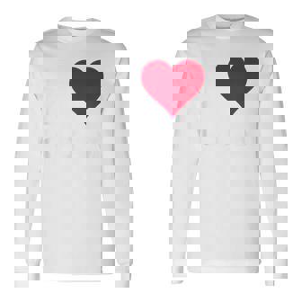 レッドハート I Love Guam 長袖Tシャツ - Kawaiitshirt