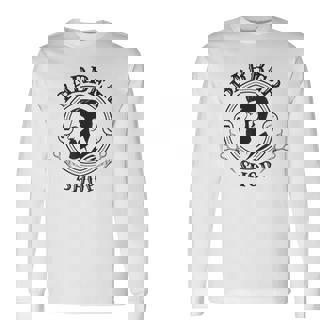 レトロバーバーショップシャツ バーバーtシャツ メンズ 長袖Tシャツ - Kawaiitshirt