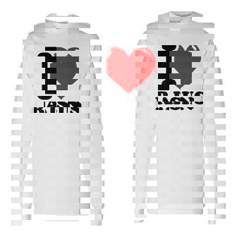 レーズンが大好き 長袖Tシャツ - Kawaiitshirt