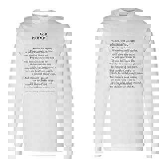 ロミオとジュリエットのプロローグ ウィリアム・シェイクスピア 長袖Tシャツ - Kawaiitshirt