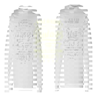 ヴィンテージ 1977 男性用 レトロ 面白い 1977 誕生日 長袖Tシャツ - Kawaiitshirt