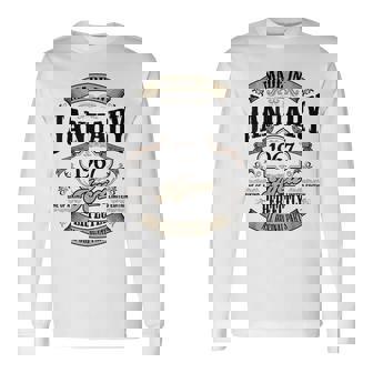 ヴィンテージ還暦伝説 1967年1月 60歳の贈り物 長袖Tシャツ - Kawaiitshirt