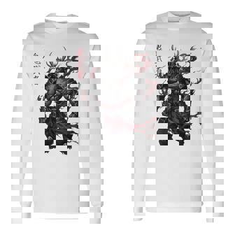 侍戦士 鬼 ダークファンタジー 日本漫画 長袖Tシャツ - Kawaiitshirt