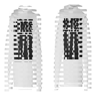反戦 平和 イスラエル パレスチナ ウクライナ ロシア リビア シリア イエメン クルド トルコ No More War 長袖Tシャツ - Kawaiitshirt