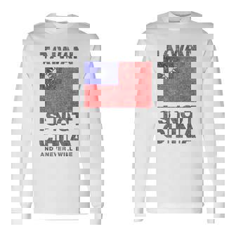 台湾は中国ではありません、反中国共産党、西近平 長袖Tシャツ - Kawaiitshirt