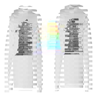 地質タイムスケール地質学者 長袖Tシャツ - Kawaiitshirt