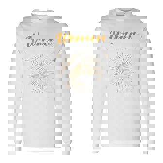 バックプリント 女は私を欲しがる 魚は私を恐れる 長袖tシャツ 長袖Tシャツ - Kawaiitshirt