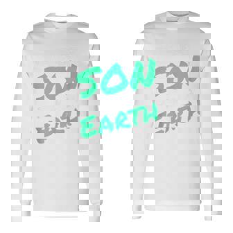 息子の男のための最高の息子の誕生日プレゼント Beston I Know On Earth 長袖Tシャツ - Kawaiitshirt