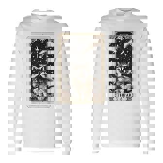 星のタロットカード アライグマ 占星術 神秘的なアライグマ 長袖Tシャツ - Kawaiitshirt
