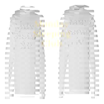 月曜日の睡眠クラブ 長袖tシャツ 長袖Tシャツ - Kawaiitshirt