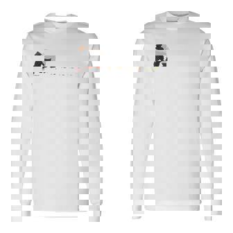 歩くゴリラ 長袖Tシャツ - Kawaiitshirt