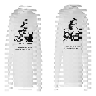 浄化槽ポンプ 長袖Tシャツ - Kawaiitshirt