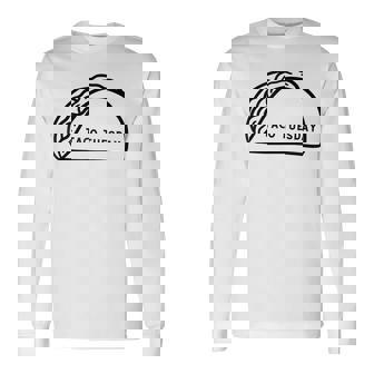 男女 家族 タコス愛好家 面白い タコス 火曜日 長袖Tシャツ - Kawaiitshirt