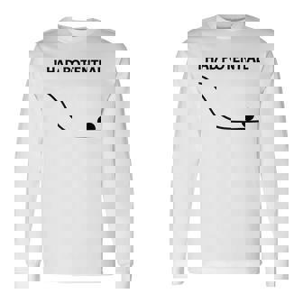 私には面白い物理学の可能性があった 長袖Tシャツ - Kawaiitshirt