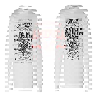 米国アメリカンイーグル アメリカ国旗 パトリオット Usa 男性用 長袖Tシャツ - Kawaiitshirt