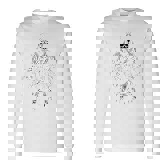 総合格闘技マスター、バックプリント 長袖Tシャツ - Kawaiitshirt