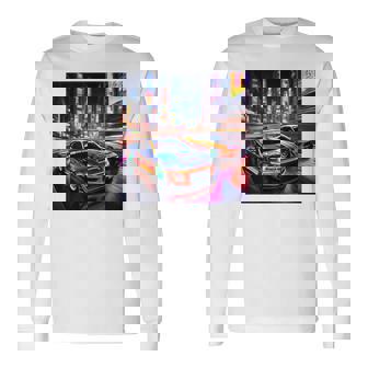 背面にjdmドリフトレーシングカー東京ドリフトスカイライン2台。 長袖Tシャツ - Kawaiitshirt