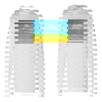 詩とメルヘン 葉祥明 トスカーナの祈り P3031 長袖Tシャツ - Kawaiitshirt