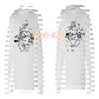 鈴木 苗字 面白いtシャツ 胸 名前 おもしろ グッズ 服 筆文字 文字 入り 面白い ネタ メンズ 長袖Tシャツ - Kawaiitshirt