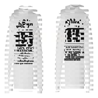 限定版 1975年 誕生日 1975年 1975年生まれ 長袖Tシャツ - Kawaiitshirt