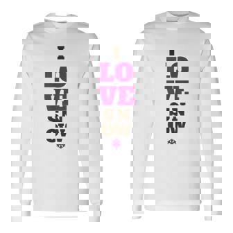 雪の冬が大好き 長袖Tシャツ - Kawaiitshirt