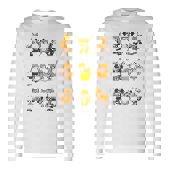 面白いtシャツ 柴犬 筋トレ ジム イヌ グッズ かわいい おもしろ 面白い 服 ネタ おもしろtシャツ 長袖Tシャツ - Kawaiitshirt