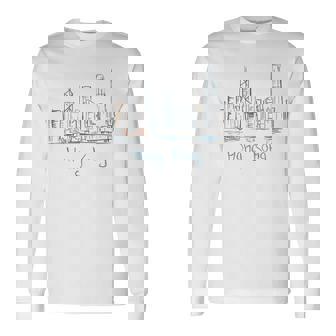 香港旅行 お土産 歴史的都市 ランドマーク ギフト 長袖Tシャツ - Kawaiitshirt