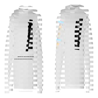 黒猫のウィズ 段ボールとウィズ C 長袖Tシャツ - Kawaiitshirt