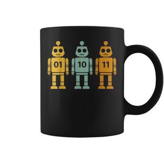 01 10 11 Robot Women Coffee Mug - Thegiftio UK