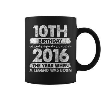 10 Year Old Vintage 2016 Limited Edition 10Th Birthday Coffee Mug - Thegiftio UK