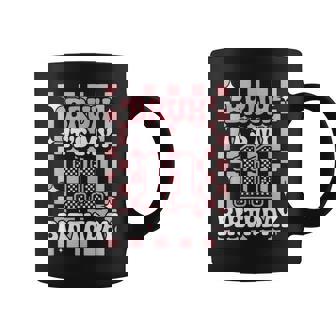 11Th Birthday Bruh Pink Checkered Trendy Birthday Girl Coffee Mug - Monsterry