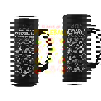 12 Days Of Pickleball Christmas Players Season Sport Lover Coffee Mug | Mazezy
