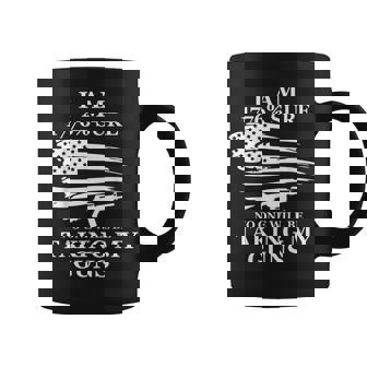 I Am 1776 Sure No One Will Be Taking My Gun US Flag America Coffee Mug | Mazezy